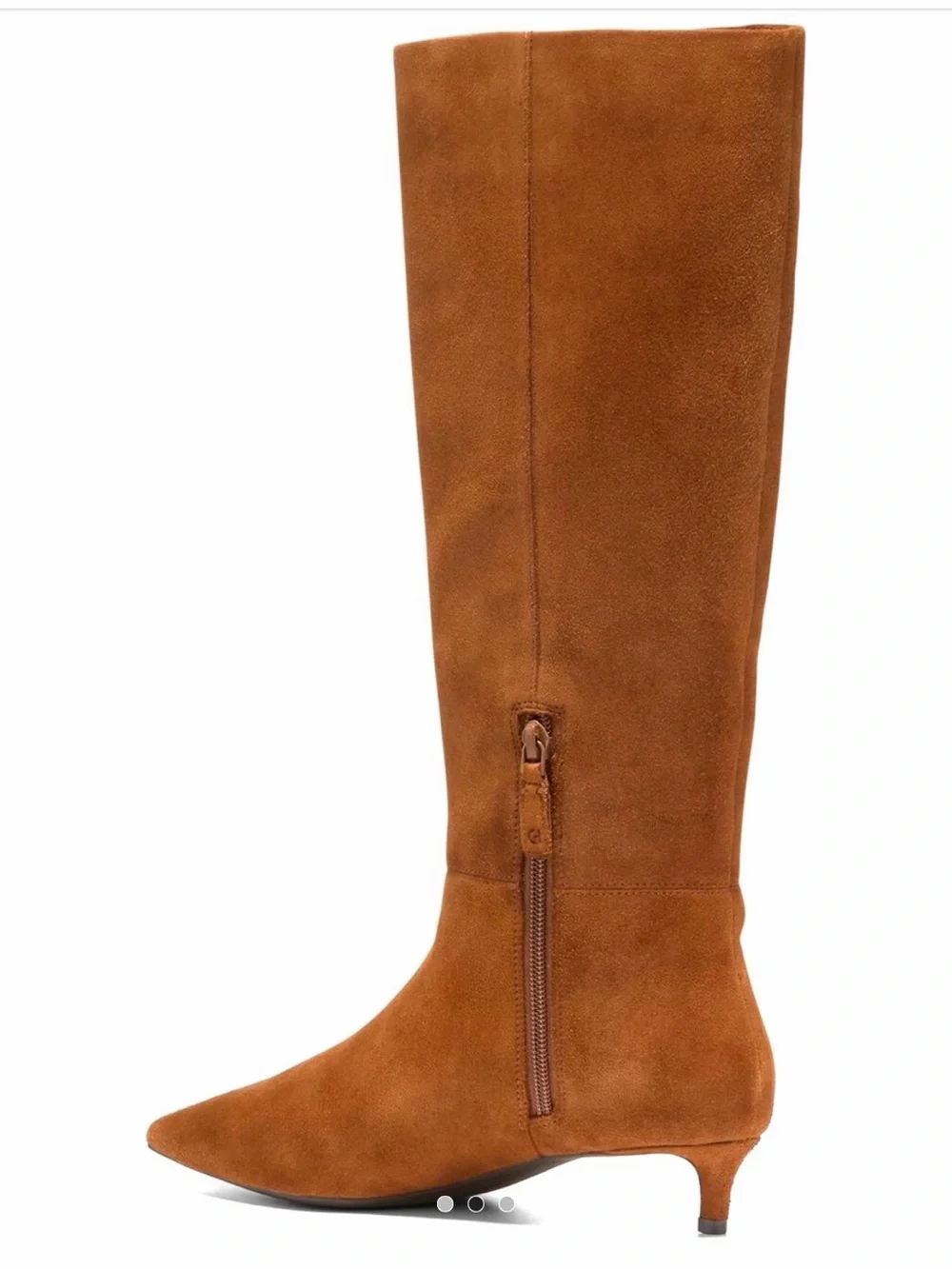 Cole Haan Go-To Janece Suede Boot Cognac size 8